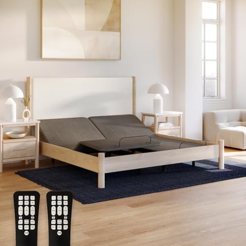 Adjustable Comfort Classic Adjustable Base - Split King - Head & Foot Incline - Wireless Remote with Memory - Easy Set Up - Zero Clearance - Zero Gravity - Durable Frame